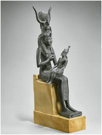 Figure 3: Isis Lactans. Late Period Egyptian. Source: Louvre Museum.