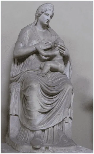 Figure 4: Hellenized Isis Lactans in the Vatican Museums. Source.