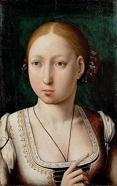 Figura 3. Retrato de Juana I (Juan de Flandes, c. 1500). Fuente.